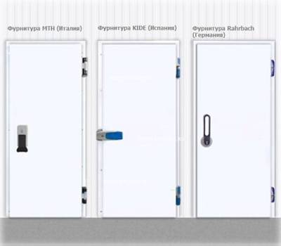 Дверной блок для холодильной камеры Профхолод распашная одностворчатая дверь 1200x2100 (80мм)