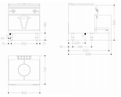 Плита газовая Mareno NT7FG8G